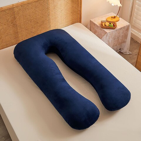 Pregnancy Pillow for Sleep - U Shaped Full Body Pillow with Removable Pillowcase - Comfortable Maternity Support Pillow