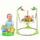 Rainforest Jumperoo Baby Walker Bouncer - Interactive Rocking Chair with Discovery Center, Lights &amp; Sounds