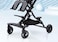 Pocket Travel Stroller &ndash; Ultra-Compact Lightweight Stroller for Airplane &amp; Travel, Foldable Small Toddler Stroller with All-Terrain Wheels &amp; Reclining Seat