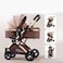 Cool Berry Lightweight Travel Stroller &ndash; Compact Folding Umbrella Stroller with Multi-Position Reclining Seat, Pop-Up Sun Visor, All-Terrain Wheels 
