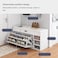 Multi-Functional Shoe Storage Bench &ndash; Entryway Shoe Cabinet with Soft Cushion Seat, Hidden Storage, and Sturdy Design &ndash; Space-Saving Shoe Changing Stool