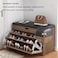 Multi-Functional Shoe Storage Bench &ndash; Entryway Shoe Cabinet with Soft Cushion Seat, Hidden Storage, and Sturdy Design &ndash; Space-Saving Shoe Changing Stool