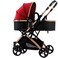 Cool Berry Infant Stroller &ndash; High Landscape Foldable Baby Stroller with Shock-Absorbing Rubber Wheels, Adjustable Canopy &amp; Reclining Seat &ndash; Lightweight