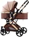 Cool Berry Infant Stroller &ndash; High Landscape Foldable Baby Stroller with Shock-Absorbing Rubber Wheels, Adjustable Canopy &amp; Reclining Seat &ndash; Lightweight