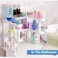 Adjustable Spice Shelf Organizer &ndash; Multi-Use Kitchen Spice Rack, Makeup &amp; Cosmetics Counter Stand, Bathroom Organizer with Sturdy Construction