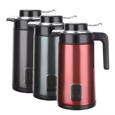 Stainless Steel Electric Kettle, Double Wall Insulated Thermos Kettle, 1.7L Fast Boil, BPA-Free, Cool-Touch, Auto Shut-Off &amp; Boil-Dry Protection for Tea &amp; Coffee
