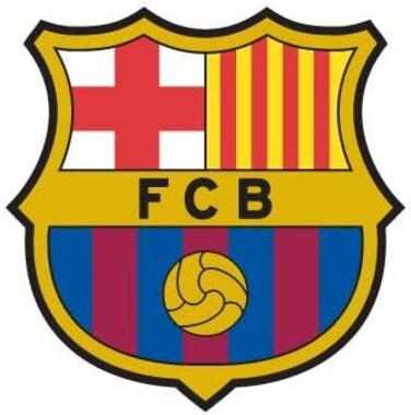 FC Barcelona Wall Decal Sticker Logo  Large Stickers (12") &ndash; Official Fan Decor for Walls, Laptops, Cars &amp; More &ndash; Easy to Apply &amp; Remove
