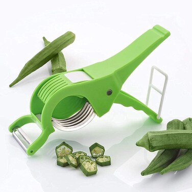 Multi-Purpose Vegetable &amp; Fruit Peeler with Salad Slicer &ndash; 3-in-1 Kitchen Tool with Cheese, Garlic &amp; Ginger Grater, Sharp Stainless Steel Blade