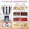High-Speed Electric Grain Mill Grinder   Stainless Steel Flour Mill for Wheat, Corn, Rice, Spices &amp; Herbs   Commercial &amp; Home Superfine Powder Machine
