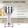 High-Speed Electric Grain Mill Grinder   Stainless Steel Flour Mill for Wheat, Corn, Rice, Spices &amp; Herbs   Commercial &amp; Home Superfine Powder Machine
