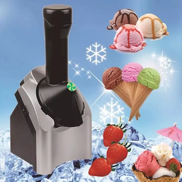 Soft Serve Ice Cream Machine &ndash; Household Electric Ice Cream Maker for Homemade Desserts, Fast &amp; Easy Frozen Yogurt, Sorbet, Gelato, and Soft Serve Treats