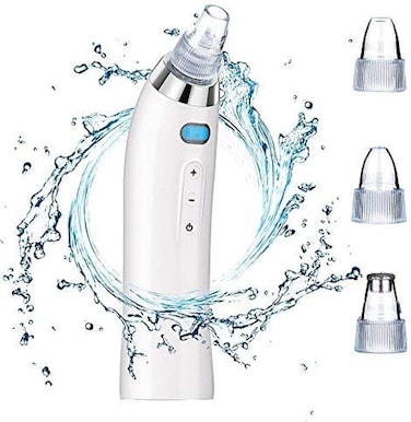 جهاز تنظيف المسام بالمكنسة الكهربائية لإزالة الرؤوس السوداء والرؤوس البيضاء وحب الشباب والرؤوس السوداء، قابل لإعادة الشحن عبر USB، 4 مستويات شفط