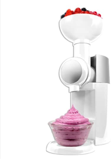 Automatic Frozen Fruit Dessert Machine &ndash; Fruit Ice Cream Maker &amp; Milkshake Machine, Simple One-Push Operation, Healthy Frozen Desserts at Home