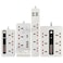 3 Outlet Power Strip with USB - Universal Extension Socket, Surge Protector with 3 AC Outlets and 2 USB Ports, Compact and Portable for Home, Office, Travel