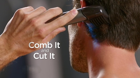 أداة قص الشعر القابلة لإعادة الشحن والمضاءة من Titanium Trim PRO وماكينة تشذيب الجسم - ماكينة تشذيب دقيقة للرجال والنساء والجنسين، ماكينة تشذيب كهربائية لاسلكية