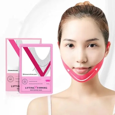 Slimming Face and Neck V-Line Lifting Mask &ndash; Firming Double Chin Up Lift Mask for Neck &amp; Jawline &ndash; Tightening and Sculpting Treatment for a Slimmer Face (1pcs)
