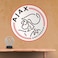 Ajax Amsterdam Shield Wall Sticker &ndash; Premium Vinyl Decal for Home, Office, and Sports Room Decor &ndash; High-Quality Removable Wall Art for Ajax Fans
