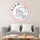 Ajax Amsterdam Shield Wall Sticker &ndash; Premium Vinyl Decal for Home, Office, and Sports Room Decor &ndash; High-Quality Removable Wall Art for Ajax Fans
