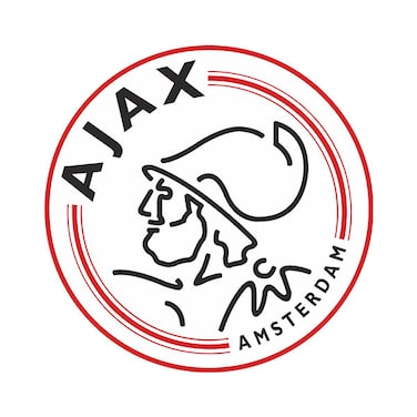 Ajax Amsterdam Shield Wall Sticker &ndash; Premium Vinyl Decal for Home, Office, and Sports Room Decor &ndash; High-Quality Removable Wall Art for Ajax Fans
