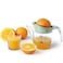 Manual Citrus Juicer with Built-in Measuring Cup &ndash; Multi-Function Lemon, Orange &amp; Lime Squeezer with Ergonomic Handle, Non-Slip Base, and Easy-Pour Spout