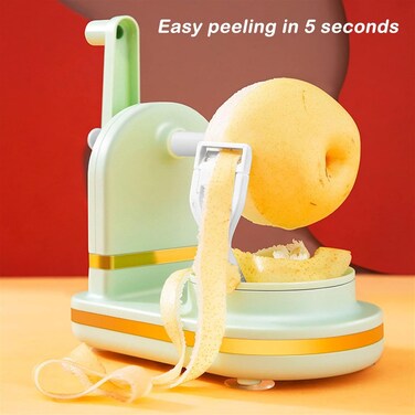 Multifunctional Kitchen Cutter Tool &ndash; Manual Melon &amp; Fruit Peeler, Apple &amp; Pear Slicer, Automatic Potato Peeler, Fruit Divider for Quick &amp; Easy Cutting
