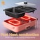 2-in-1 Mini BBQ Electric Grill &amp; Korean Hot Pot &ndash; Compact Smokeless Indoor Grill &amp; Hotpot for Family, Parties, and Outdoor Events
