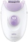 Braun Silk-&eacute;pil 3 SE 3170 Epilator for Women &ndash; 2-in-1 Long-Lasting Hair Removal with Massage Roller Head, Removes Hair at the Root, White/Purple
