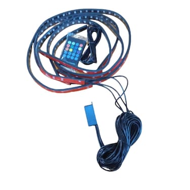 4-Piece RGB LED Car Underbody Neon Lights &ndash; Waterproof Under Glow Strip Kit with Wireless Remote &amp; APP Control, Music Sync, 16 Million Colors