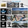 Car DVR Dash Cam with WiFi Control   Full HD 1080P Vehicle Camera with Night Vision, Loop Recording, G-Sensor, Parking Monitor   Wide-Angle Dashboard Camera