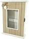 Wooden Key Box Cabinet &ndash; Wall-Mounted Key Holder with Secure Door, Rustic Wooden Key Storage Box for Entryway, Home &amp; Office D&eacute;cor
