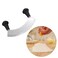 Double Handle Crescent Chopper Blade Mezzaluna Knife &ndash; Rocker Pizza Cutter &ndash; Heavy Duty Stainless Steel Kitchen Cutter for Herbs, Vegetables, Pizza, and More