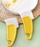 Cleaning Silicone Spatula Kitchen Scraper &ndash; Soft Blade Scraper Brush for Dirty Pots, Pans, Dishes &ndash; Non-Scratch, Heat-Resistant, Easy-to-Clean Silicone Utensils