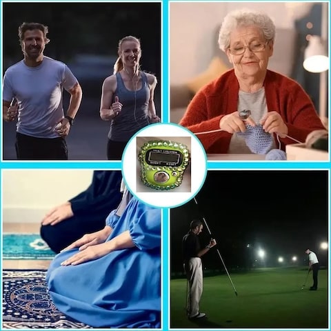 عداد أصابع يدوي صغير – جهاز عد ياباني رقمي بحلقة إصبع للترديد الياباني والتسبيح والصلاة والخياطة وتسجيل نقاط لعبة الجولف – ضروري لشهر رمضان