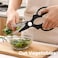 Professional Stainless Steel Kitchen Scissors - Heavy Duty Multi-Function, Sharp Blades for Cooking, Meat, Herb, Fish, and Household Use