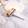 Pizza Dough Roller Wooden Rolling Pin &ndash; Non-Stick, Durable Cookie Rolling Pin with Comfortable Plastic Handle for Baking, Pizza,