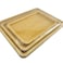 Wooden Natural Bamboo Serving Tray Set of 3   Elegant Home Kitchen Restaurant Food Trays, Eco-Friendly, Sturdy, Versatile, Easy to Clean,