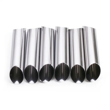 6pcs Stainless Steel Nonstick Cream Horn Mold Set &ndash; Premium Baking Molds for Puff Pastry, Cream Horns, &amp; Cones &ndash; Durable, Easy to Clean