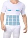 Men&rsquo;s Compression Shirt for Body Slimming &ndash; Seamless Tummy Control Undershirt   Short Sleeve Shapewear Top for Fitness &amp; Everyday Wear
