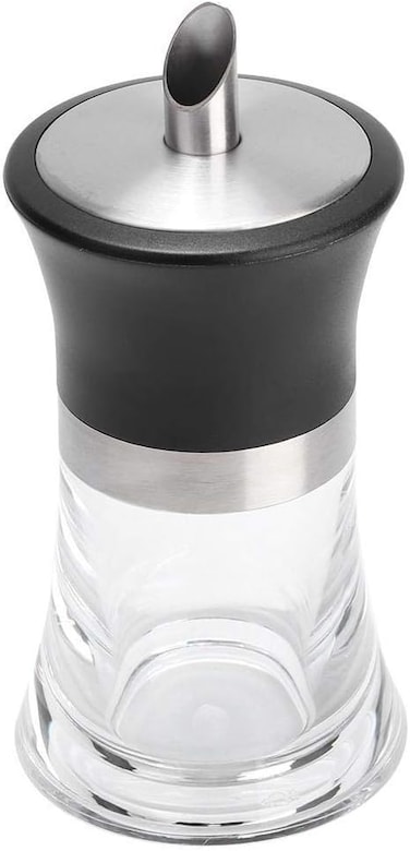 Sugar Dispenser &amp; Container &ndash; 100ml Glass Sugar Shaker with Pour Spout   Mess-Free Sugar Jar for Coffee, Baking &amp; Kitchen Use
