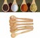 6-Piece Bamboo Honey Dippers &ndash; Natural Wooden Honey Sticks for Drizzling Honey &amp; Syrups   Eco-Friendly Hanging Honey Drizzlers for Tea, Desserts &amp; Cooking
