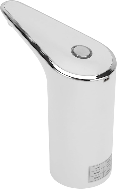 Mini Touch Water Bottle Pump - Wireless Rechargeable Electric Dispenser with USB Cable &amp; Flexible Silicon Tube, Portable Drinking Water Dispenser