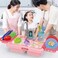 Kids' Dishwasher Toy  Interactive Kitchen Sink Playset with Real Water Cycle, Simulation Dishwashing Table, Electric Water Pump, Role-Playing Pretend Play Kitchen Set