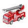Remote Control Fire Truck Toy - Kids Fire Truck with Lights and Sounds, Simulation Rescue Vehicle with Extendable Ladder, Interactive Fire Truck