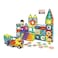 Montessori Magnetic Building Blocks Set  Educational STEM Toys for Kids, Colorful 3D Car &amp; Castle Construction Playset, Creative Learning Gift for Boys &amp; Girls (Ages 3+)
