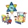 Montessori Magnetic Building Blocks Set  Educational STEM Toys for Kids, Colorful 3D Car &amp; Castle Construction Playset, Creative Learning Gift for Boys &amp; Girls (Ages 3+)
