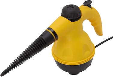 Handheld Pressurized Steam Cleaner &ndash; Powerful High-Temperature Steam for Deep Cleaning, Portable Electric Steamer  (Yellow/Black)
