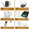 V60 Pour Over Coffee Maker Set &ndash; Complete Portable Coffee Kit with V60 Kettle, Digital Scale, Manual Grinder, Glass Server, Double-Walled Mug,