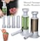 Manual Sausage Stuffer Machine &ndash; Vertical Sausage Filler with 4 Stuffing Tubes   Durable Stainless Steel Meat Filler for Homemade Sausages, Hot Dogs, Bratwurst