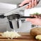 Potato Ricer &ndash; Heavy-Duty Stainless Steel Manual Masher for Smooth, Lump-Free Potatoes, Baby Food, Vegetables &amp; Fruits   3 Interchangeable Discs