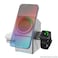 3-in-1 Wireless Charger with Power Adapter &ndash; Fast Charging Station for iPhone, Apple Watch &amp; AirPods   Foldable, Compact &amp; Qi-Certified Charging Dock